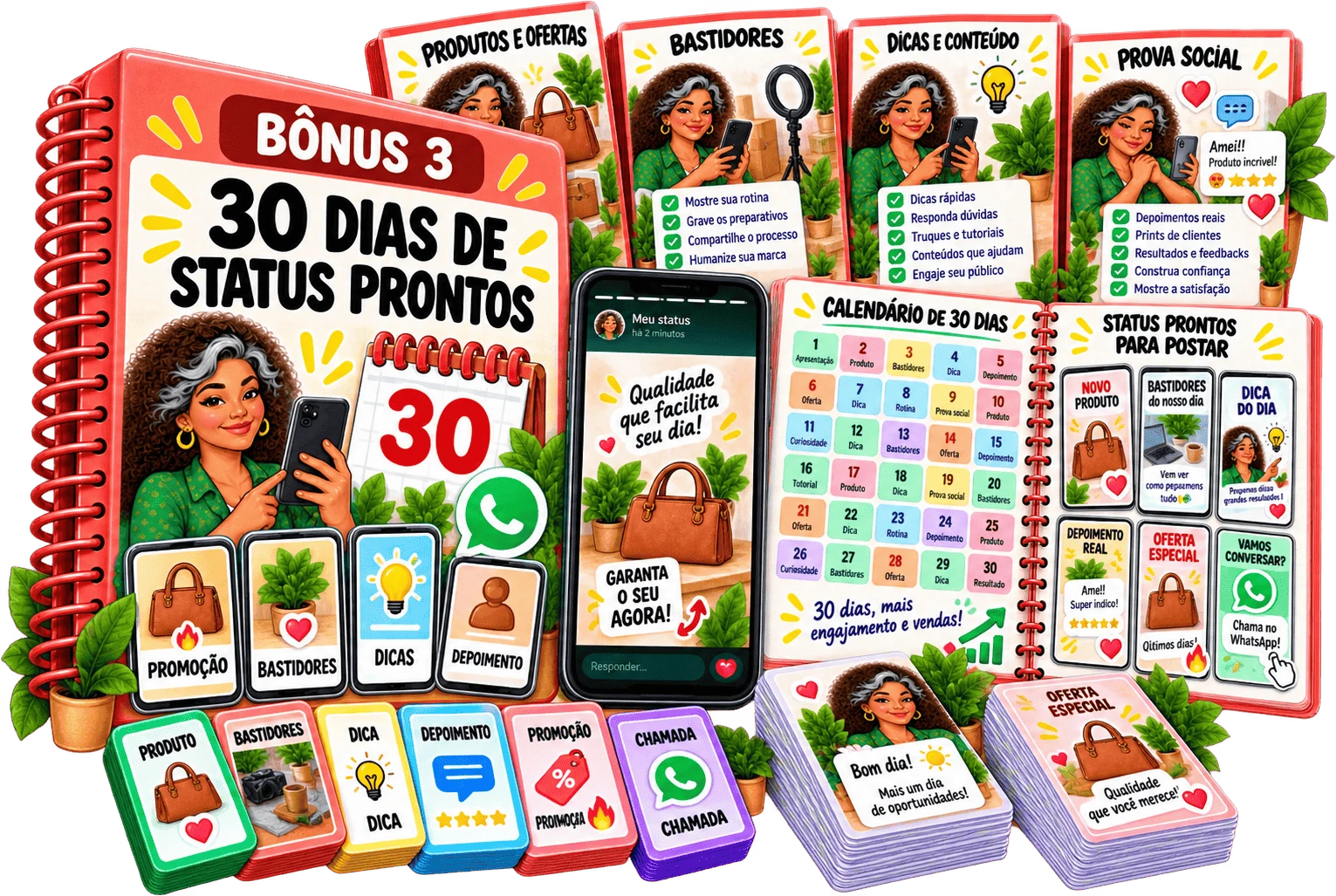 30 Dias de Status Prontos
