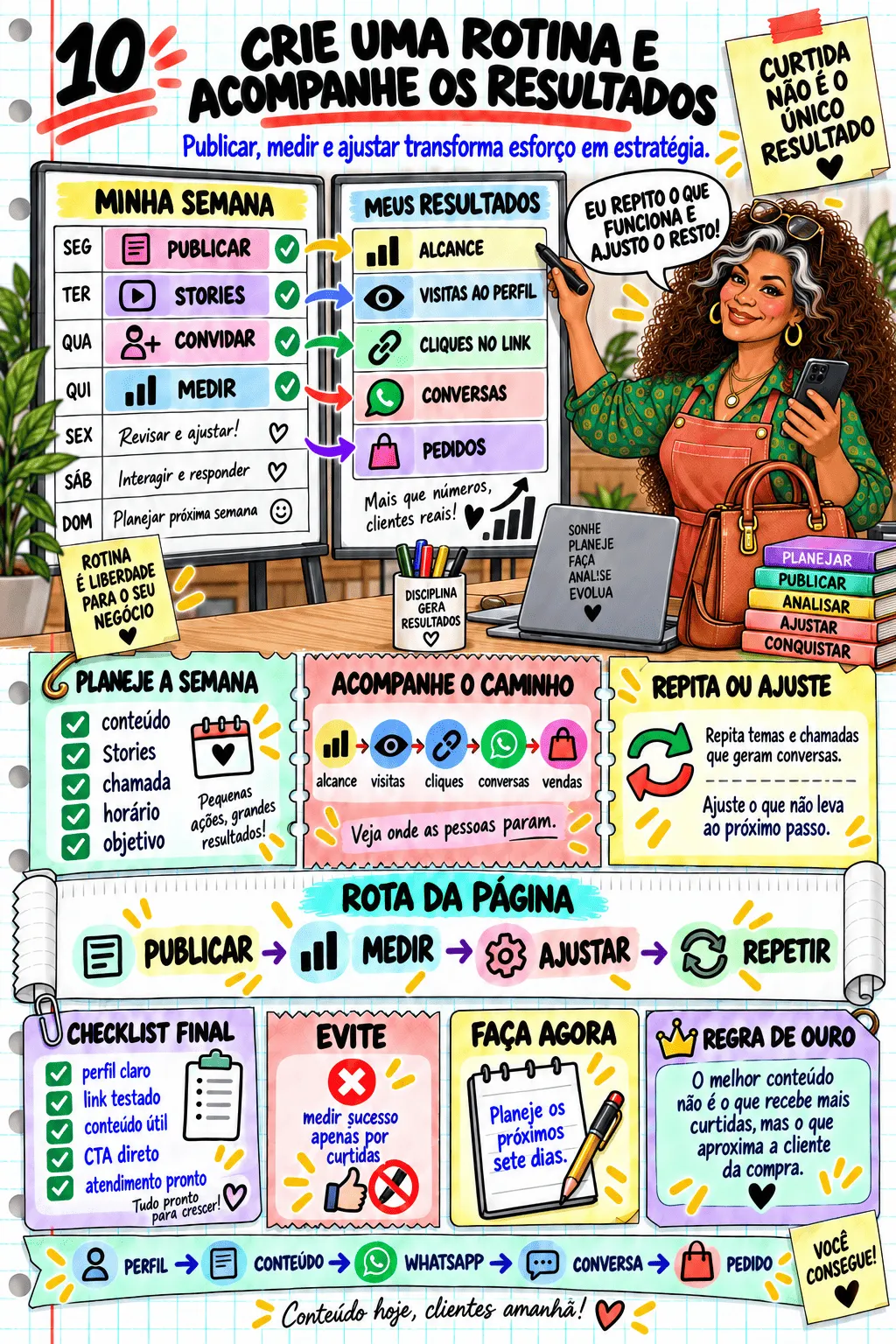Roteiro visual de WhatsApp que Vende